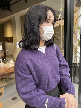 ヘアー アイス ルーチェ(HAIR ICI LUCE) ラベンダーグレージュ/落合