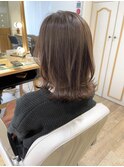 こなれミディ 縮毛矯正 大人可愛い くびれボブ