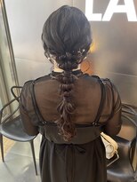 ラボー ノースプラザ店(LA'BO)&nbsp;編みおろしヘアセット♪