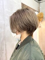 ペスカ 長町南2号店(pesca)&nbsp;ハンサムショート × ミルクティー