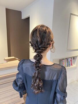 ヘアースタジオ エフ(Hair studio f) 編み下ろしアレンジ