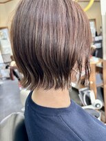 ピックアップ(Pick UP)&nbsp;外ハネボブ オリーブカラー 20代0代40代