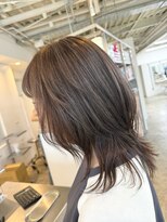 ファンド 千葉(fand)&nbsp;ウルフレイヤー/白髪ぼかしハイライト/イメチェンこなれミディ