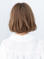 ヘアーリゾートパル(HAIR RESORT PAL)&nbsp;立体感ブリーチひし形レイヤーカット丸みボブd天王台20代30代