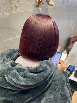 ブリッツバイレボ 船橋(BLITZ by REVO) ボルドーラベンダーカラー/ブリーチなしダブルカラー