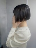 ミニボブ/オシャレボブ/艶ボブ/前髪/クールボブ30代40代202412