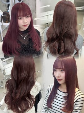 エヌアイ オモテサンドウ(ni omotesando) ブリーチなしで叶う大人可愛いピンクカラー