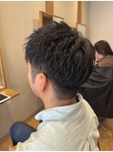 アップバングショート