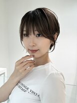 ロンドエニカ 大宮(Lond enika)&nbsp;ミニウルフレイヤーカット顔周りカット前髪カットショート/大宮