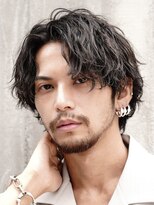 フィフス(fifth) 原宿ツイストスパイラルパーマ微分け韓国センターパート七三分け