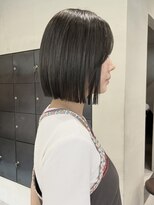 ヘアー アイス ルーチェ(HAIR ICI LUCE)&nbsp;ブリーチなし暗めカラーヘーゼルグレージュオリーブグレー/今枝