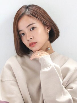 アンサ 伏見桃山店(ANSA) 大人可愛いコンパクト丸みボブ