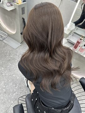ロンド マーレ 天神大名店(Lond mare) 黒髪/オリーブグレー/小顔/ココアベージュ/レイヤーカット