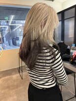 ラ キング(LA KING) 着物ヘア/大人ガーリー/ダークアッシュ/似合わせカット/栄