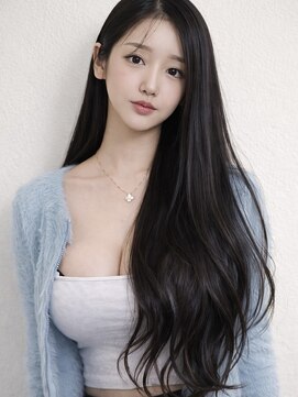 ユウキカガヤキ(YUUKI KAGAYAKI) 姫路 レイヤーカット ロング 姫路 縮毛矯正 縮毛矯正 自然