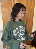 ウルフパーマ/ピンクパープル/横浜/横浜駅/30代/40代