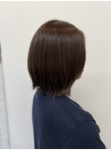 外ハネくびれヘア/アッシュブラウン/20代30代40代