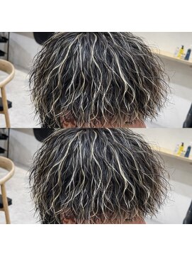 アイトーキョープラスシー 横浜(AI TOKYO+Sea) 横浜シャドウパーマ緩め波巻きルーズパーママッシュ20代30代