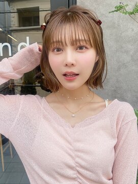 サンド 表参道(sand) ショートボブ20代30代40代大人可愛い前下がり表参道