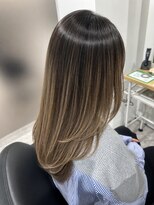 ヌーヌー 鶴ケ峰(nuu nuu)&nbsp;立体感ハイライトで垢抜けヘア