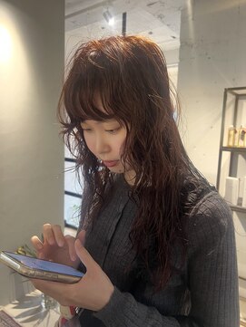 メルシー(merci.) long layer perm