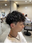 ツイストスパイラルパーマツイスパメンズカットメンズパーマ勝川