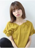 可愛くゆれる外ハネ前下がりボブ！［髪質改善/池袋&目白&大塚］