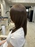 ≪リピーター満足度UP≫透明感カラー+カット+酸熱トリートメント