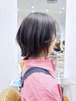 ティエラ 原宿 表参道(Tierra) ブリーチなしオリーブグレージュカラー×レイヤーボブ