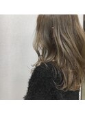 ○バレイヤージュ×シースルーベージュ