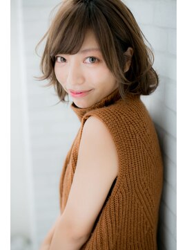 ローマ ギンザ(ROMA Ginza) 『ROMA』柔らかグレージュのふんわりとろみショートボブ