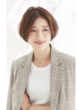 ミチオ ノザワ ヘアサロン ギンザ(Michio Nozawa HAIR SALON Ginza) エアリーショートボブ×ひし形シルエット【瀧上丈司】