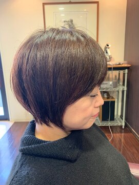 ヘアラウンジ スオーノ(hair lounge SUONO) 前下がりショート