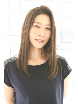 ヘアアンドメイク 心座(hair&make) ロングクールフェミニン〇