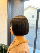 ヘアサロン レゴリス 都城店(REGOLITH)&nbsp;≪ナチュラルブラック × ミニボブ ≫黒髪ショートスタイル