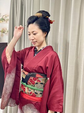ヘアセットサロンエッジ(Edge) なんちゃって日本髪
