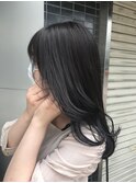◎赤みのない透け感グレージュ