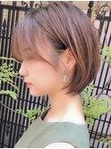 ショートボブ/イメチェン/小顔ヘア