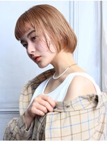 ヨファヘアー 岡本店(YOFA hair)&nbsp;似合わせカット＆デザインカラーベビーバング0504