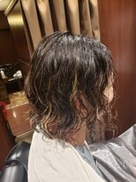 ヒロギンザ 大阪本店(HIRO GINZA)&nbsp;フェード×マンバンスタイル×スパイラルパーマ/梅田/バーバー