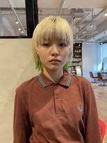 ベチカ(vetica)&nbsp;ベージュ×黄緑のデザインカラー