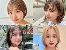  小顔黄金比を見極めたショートボブ[名古屋駅/名駅/髪質改善/ボブ/ショートボブ/縮毛矯正/インナーカラー]