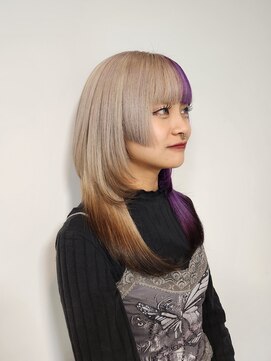 榮(Salon de 榮) ロングウルフ×姫カット