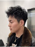 アップバングショート