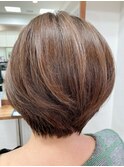 白髪ぼかし30代40代50代60代伊丹大人ショート大人ボブ