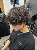 波巻きパーマスパイラルパーマツイストスパイラルパーマメンズ