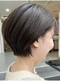 シドウ/20代30代/パーマなしショートボブ/黒髪ショート
