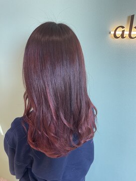 アブジーイースト(abbzi East) ◯MIKA◯ レッドピンク