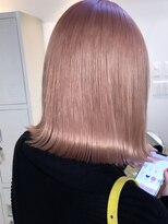 フラム 渋谷(flamme)&nbsp;〇2ブリーチ以上で作るクリアピンクカラー