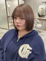 ボタン ハカタ(VOTAN hakata)&nbsp;【ろみおStyleマロンベージュ/韓国風パッツン